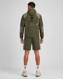 Conjunto corto cortavientos OEM para hombre, chaqueta y pantalones cortos ligeros y transpirables, ropa de calle informal de verano, ropa deportiva para exteriores con personalización. - Product Image 3