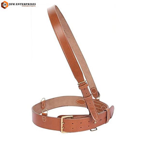 Ceinture formelle en cuir véritable sur mesure Sam Browne avec boucle en acier robuste pour hommes à prix raisonnable - Product Image 2