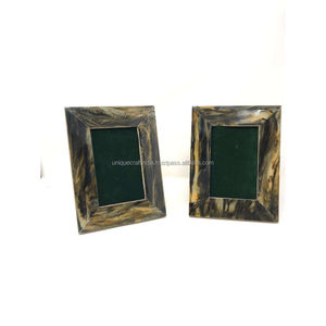 กรอบรูปไม้ทำมือพร้อมดีไซน์โมเสกสีเบจและสีน้ำตาล ตกแต่งบ้านอย่างมีสไตล์ - Product Image 2