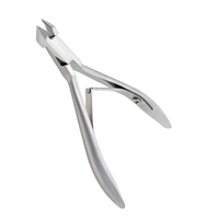 Coupe-cuticules professionnel en acier inoxydable incurvé, coupe-ongles, outil de manucure et pédicure pour ongles épais