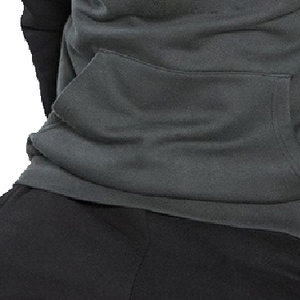 Customizable Men's Oversized 100% Cotton Poly Blend Hoodie Cool Logo Print <b>Sweatshirt</b> With Puff Weaving Technique - Product Image 5
