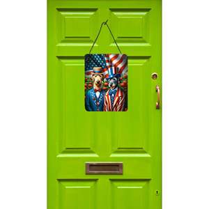 All American Irish Wolfhound <b>Wall</b> Door Hanging <b>Prints</b> Multicolor 12x16 Aluminum Metal Sign <b>for</b> Kitchen Bathroom Plaque Home - Product Image 2