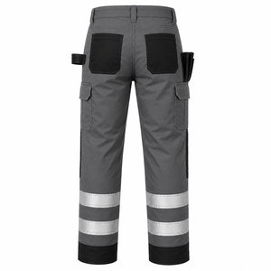 Custom Logo Mens <b>Cargo</b> <b>Work</b> <b>Pants</b> High Visibility Tape Knee Pad Pockets Safety Trousers Custom Hi Vis Workwear Mining <b>Pants</b> - Product Image 2