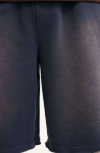 Pantalones Cortos Largos para Hombre con Lavado Ácido y Logotipo Bordado Personalizado, Cómodos, de Felpa Francesa 100% Algodón, de Gran Gramaje - Product Image 6