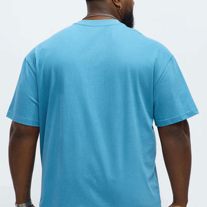 Men's Plain Cotton <b>Tshirt</b> Oneck Short Sleeve Trendy Design Solid Color Casual Wear Oversized Drop Shoulder Men Solid <b>Tshirt</b> 2026 - Product Image 2