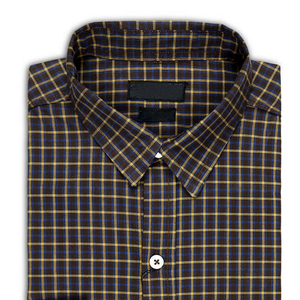 Chemise décontractée à manches longues à carreaux pour homme, 100 % coton, col classique, infroissable, idéale pour l'automne - Product Image 5