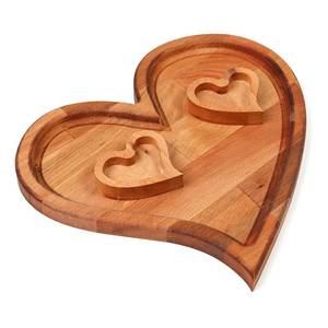 Plato de Madera de Alta Calidad con Acabado Liso, Plato Resistente para Servir Alimentos, para Cocina Moderna, Comedor y Uso Decorativo - Product Image 2