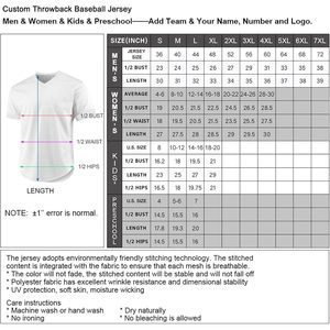 Camisetas Personalizadas de Béisbol y Sóftbol, Uniformes Deportivos Personalizados para Hombres y Jóvenes, Nombre, Número, Logotipo, Hechos de Poliéster Duradero - Product Image 5