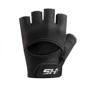 Custom Logo And Design Fingerless Sports <b>Gloves</b> Anti Slip Palm Design For Better Control During Weightlifting And Fitness Gear - Product Image 4