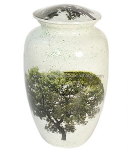 Urna Funeraria Moderna de Aluminio con Diseño de Florero de Mesa y Mejora Digital para Decoración del Hogar - Product Image 5