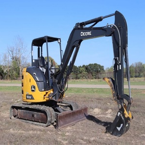 Mini-excavatrice John Deere 50G d'occasion, moteur, pompe, boîte de vitesses, roulement, godet de 1,7 m³, puissance de 20 kW, à vendre - Product Image 4