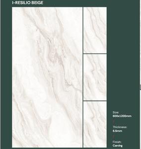 Carreaux brillants de haute qualité et économiques 600x1200mm, carreaux émaillés polis ultra-brillants et carreaux émaillés pour centres commerciaux - Product Image 6