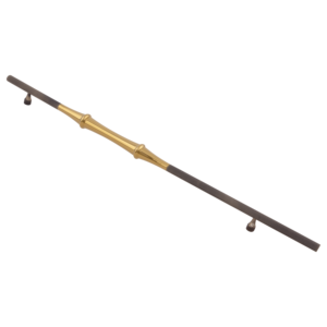 Poignée de meuble longue en aluminium, poignée de porte de placard moderne en bambou, finition soie noire PVD, or rose, or AB mat, quincaillerie moderne - Product Image 5