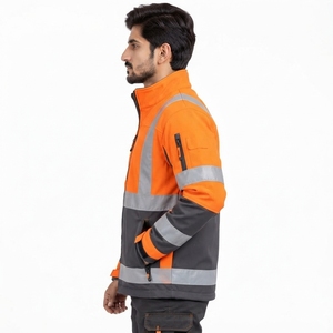 Chaqueta de Seguridad Profesional Ligera, Cómoda, de Alta Visibilidad, Reflectante, con Construcción Duradera - Product Image 3