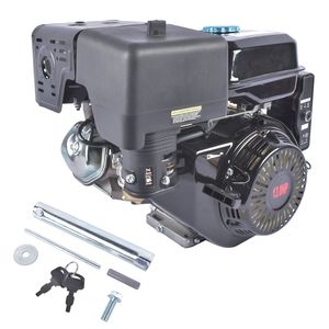 Motore a Benzina 13HP 389cc 4 Tempi con Avviamento Elettrico per Go-Kart, Generatore a Benzina OHV Multiuso con Albero Orizzontale - Product Image 4