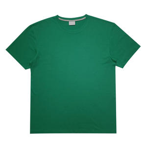 T-shirt formel pour homme en tissu tricoté 100% coton, respirant, écologique, logo imprimé à l'écran sur le devant, impression personnalisée, 280g - Product Image 3