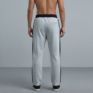 Pantalon de jogging OEM léger en laine 420 GSM pour homme, taille élastique, 100 % coton, écologique, respirant, séchage rapide - Product Image 3