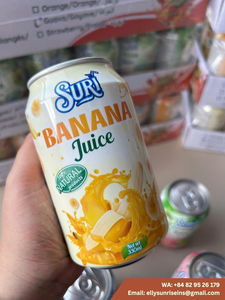 Jugo de Plátano Suri 330ml Lata Bebedero de Fruta Natural 100 Brix 70% Pureza 1L Origen Vietnam (ELLY-WA +84 82 95 26 179) - Product Image 2