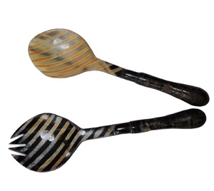 Service de couverts de table 24 pièces, de haute qualité, pour servir riz et corne, salade ménagère, couverts de table - Product Image 1