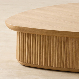 Mesa de Centro Hecha a Mano, Mesa de Centro de Madera Natural, Muebles de Decoración Rústica Moderna para el Hogar, Sala de Estar, Oficina - Product Image 6