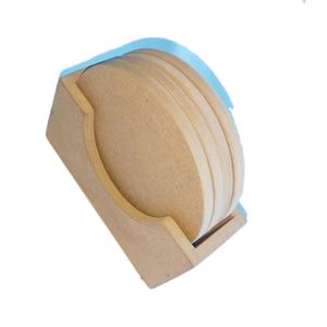 Dessous de verres décoratifs en MDF, 1 pièce, de haute qualité pour le bureau et le dîner, dessous de verre et support pour logo personnalisé en vente - Product Image 1