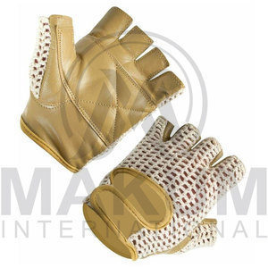 Leather Gloves custom made breathable high quality Gloves with premium quality motorcycle driving gloves - Product Image 6