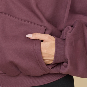 Custom Women <b>zipper</b> up Hoodie Loose Fit Kangaroo Pocket Long Sleeve Casual Sweatshirt Wholesale Clothing Factory OEM - Product Image 6