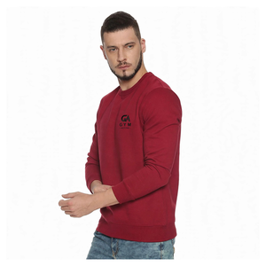 Sudadera Deportiva de Felpa con Cuello Redondo, Corte Regular, Ropa Casual de Invierno para Hombre, Transpirable, de Secado Rápido, Poliéster/Algodón - Product Image 2