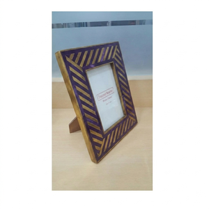 Wholesale Luxury Photo <b>Frame</b> Artisanal Resin Inlay Picture Display for Interior Decoration - Product Image 4