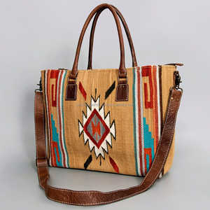 Top Quality Saddle Blanket Shoulder Bag Cowgirl Style <b>Tote</b> Bag Top Indian Manufacturer & Supplier - Product Image 4