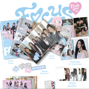 Hearts2Hearts FOCUS [Photobook Ver K-Pop Libro Electrónico (CD) con Materiales de Papel y Plástico, Idioma Coreano, Para Todas las Edades, Hecho en Corea - Product Image 3