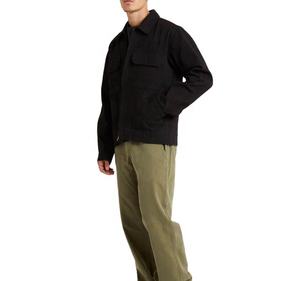 แจ็กเก็ตผ้าเดนิมสำหรับผู้ชาย, เสื้อโค้ทสไตล์กลางแจ้งผ้าแคนวาสสำหรับตกแต่งแนวสตรีทแวร์ - Product Image 4