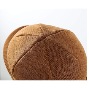 Vintage Ribbed Knit Beanie-Unisex Winter <b>Warm</b> <b>Hat</b> Soft Stretch Spandex/Cotton Minimalist Streetwear Essential - Product Image 3
