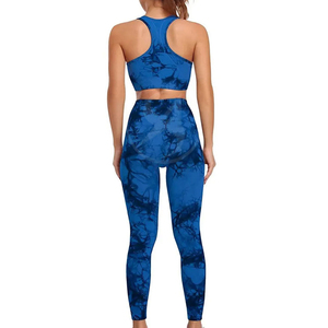 Conjunto de Yoga sin Costuras de Alta Calidad para Gimnasio, Conjunto Deportivo para Mujer, Ropa Deportiva para Gimnasio, Conjunto de Yoga con Logotipo Personalizado - Product Image 2