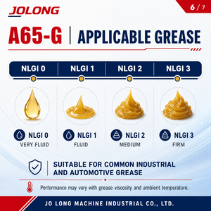 ราคาขายส่ง คุณภาพดี ปั๊มจ่ายจาระบีนิวเมติก Jo Long A65-G แบบ OEM ความจุ 20 ลิตร แรงดัน 180~405 บาร์ ได้รับการรับรองมาตรฐาน CE กึ่งอัตโนมัติ - Product Image 6