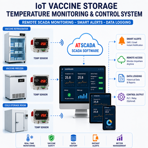 Sistema de Monitoreo y Control de Temperatura para Almacenamiento de Vacunas con IoT |   Monitoreo Remoto SCADA – Servicios OEM Disponibles - Product Image 1