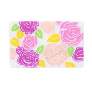 Monedero de Pez Payaso Bordado a Mano, de Algodón, Forma Rectangular, Tema Animal, Accesorio Textil Artesanal - Product Image 2