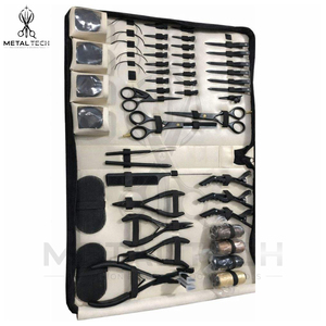 Kit d'outils multifonctionnels pour extensions capillaires 2026 – Meilleure vente : Pinces robustes, ciseaux de coupe, bobines de fil, aiguilles et pinces - Product Image 4