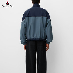 Professional Manufacturer <b>Men</b> Sportswear <b>Jacket</b> Custom Front Stand High Street Style Quick Dry <b>Long</b> Sleeve <b>Men's</b> <b>Jacket</b> - Product Image 3