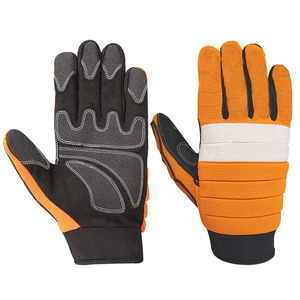 Breathable Mechanic Gloves Leather Active Hand Movement Outdoor Wear Streetwear <b>Comfortable</b> Fit Mechanic Gloves - Product Image 6