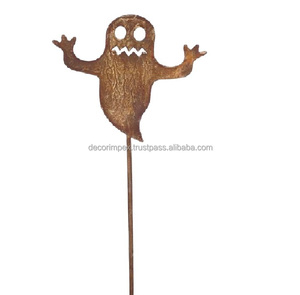 Ghost Horror <b>Mask</b> Art Decor Garden Stick Top Selling And High Quality Garden Metal Flower Stick Plant Supports Outdoor - Product Image 2