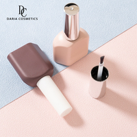 Échantillon Gratuit OEM/ODM – Flacon en Verre Rose Luxe 11ml Personnalisé pour Gel UV, Bouteille Vide Unique pour Vernis à Ongles avec Pinceau et Bouchon