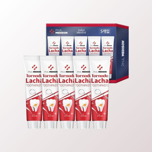 ยาสีฟันหลอด WB Korean K-Beauty Polmedison Tornado Racha ชุด 5 ชิ้น ผลิตในเกาหลี 100 กรัม - Product Image 5