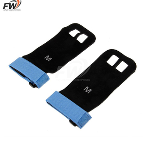 Poignées de gymnastique et de musculation en cuir de vachette haute qualité, résistantes aux déchirures, antidérapantes, pour la protection des paumes. - Product Image 3