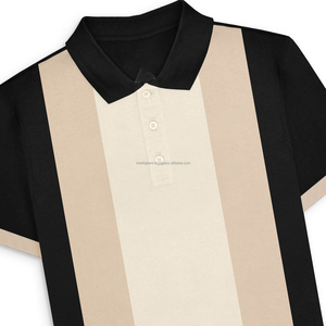 T-shirt décontracté pour homme en gros, col rond, logo personnalisé, anti-plis, respirant, doux, en soie/coton, séchage rapide, été - Product Image 3