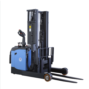 Apilador Manual de Paletas de Acero Inoxidable de 1.5 Toneladas y 1.6 m con Motor Eléctrico, Ruedas de Nylon PU Amarillas, Garantía de 3 Años - Product Image 3