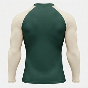 Maillot de compression OEM pour homme, imprimé par sublimation, en spandex, pour la gym, le surf, la plongée, le MMA, manches longues - Product Image 2