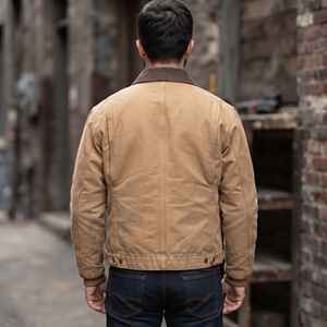 Chaqueta vaquera desgastada para hombre, estilo camionero, con alas bordadas, estilo urbano, vintage, informal, a la moda - Product Image 6