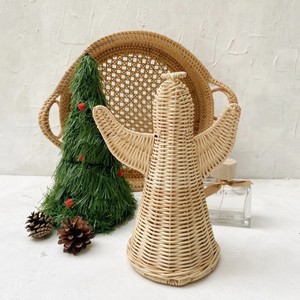 Rattan <b>angel</b> figurines handcrafted christmas figurine <b>charming</b> <b>angels</b> table centerpiece accents - Product Image 4