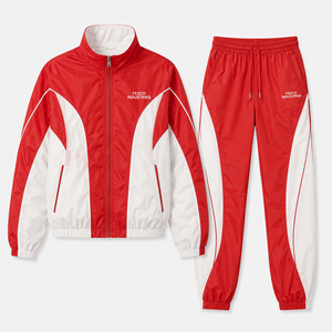 Ensemble de survêtement décontracté pour femme, hiver, à capuche, en nylon/coton de haute qualité, anti-bactérien, avec veste coupe-vent courte et short - Product Image 2